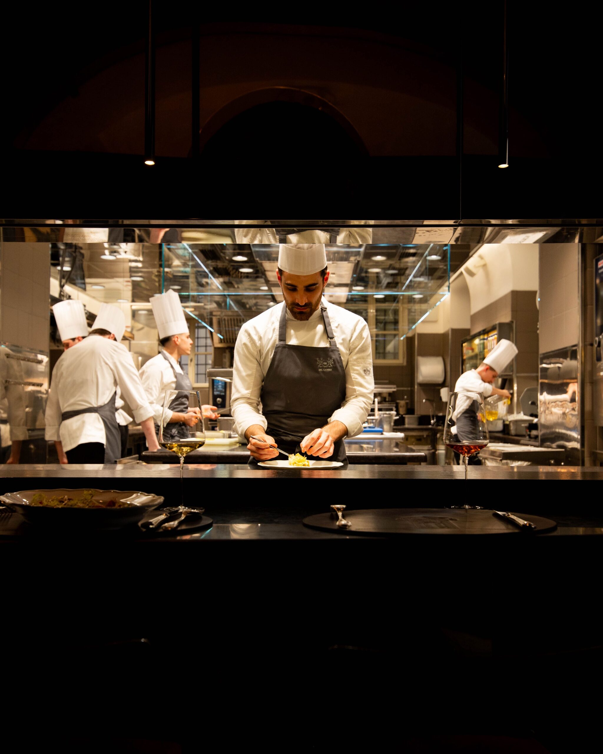 Immagine Tavolo dello Chef con selezione vini