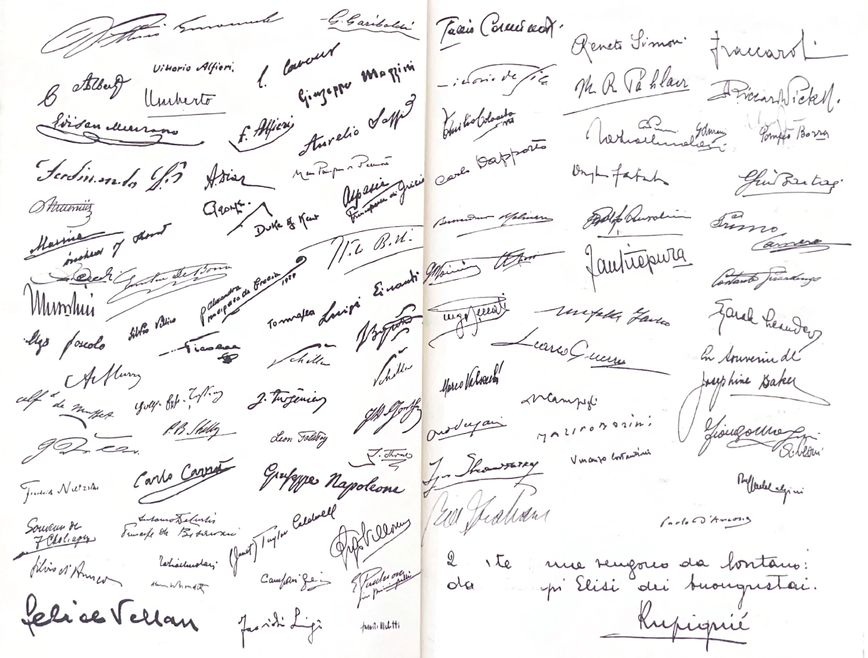 Between history and illustrious guests